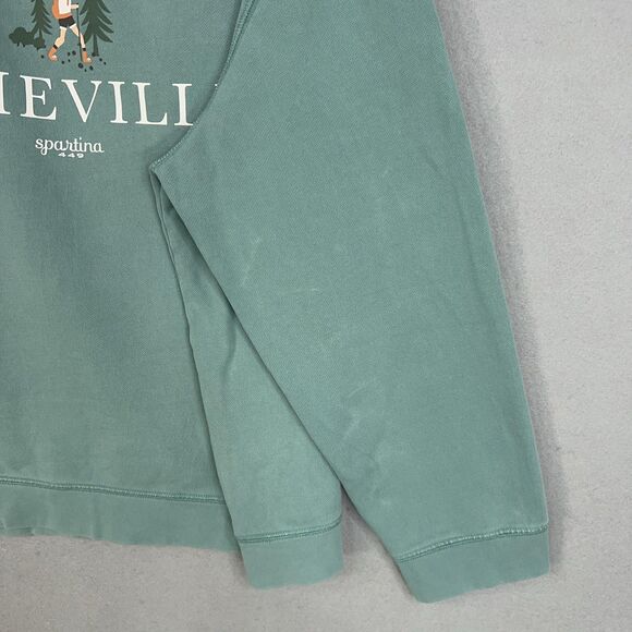 Spartina 449 Sweatshirt Womens 2XL Alpine Green Hiker Asheville Boat Beach Comfy - Picture 5 of 13